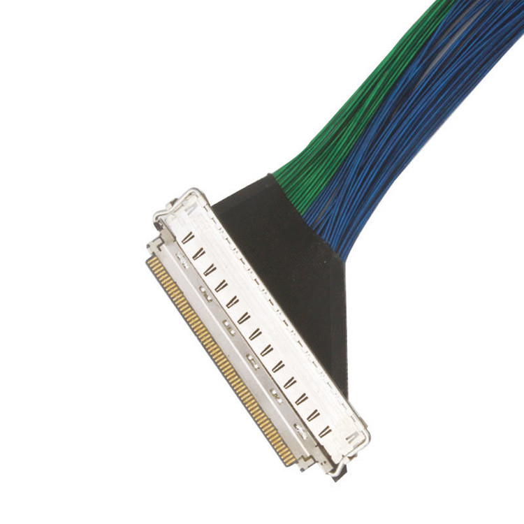 EMI Koruma 60 Pin Mikro Koaksiyel Kablo, I Pex Kabline-CA II PLUS LVDS EDP Kablo 20788 060T 01 ile