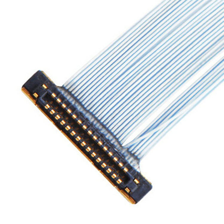 İzleme kamerası için, 0.25mm Pitch KEL XSLS20-30 ile bir Mikro Koaksiyel Kablo Montajı
