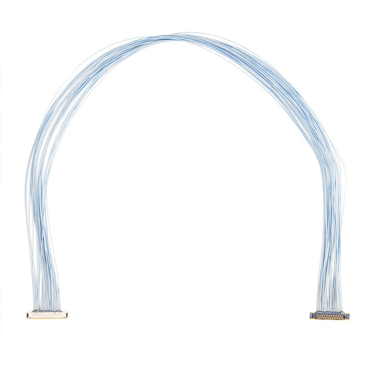 İzleme kamerası için, 0.25mm Pitch KEL XSLS20-30 ile bir Mikro Koaksiyel Kablo Montajı