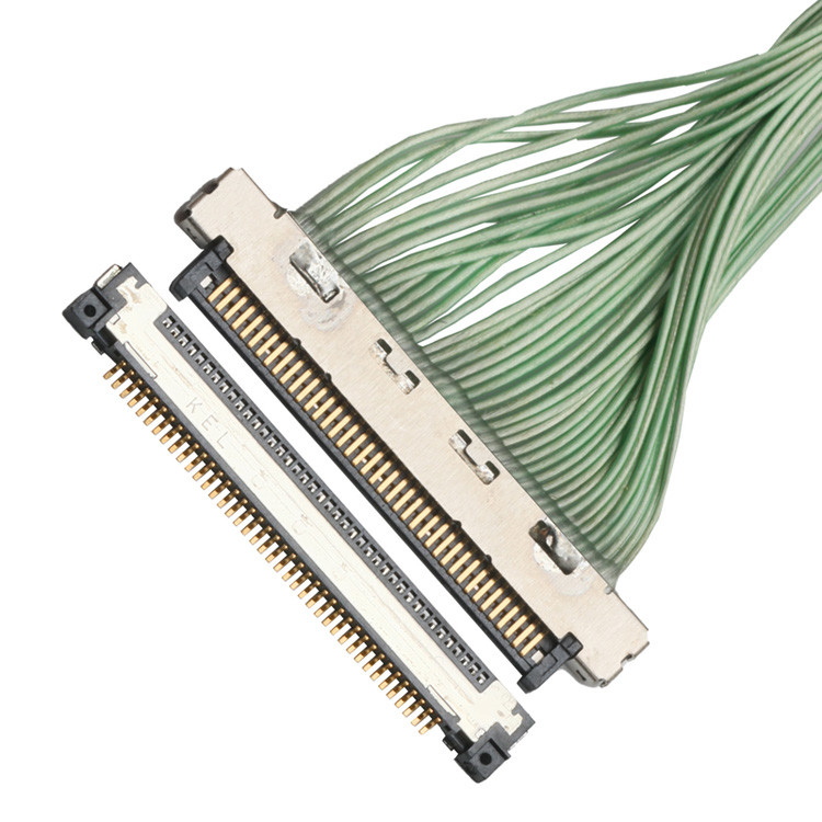 Fabrika KEL USL00-40S 0.4V Board Side Micro Coaxial Cable Connector Sağ açılı Tip