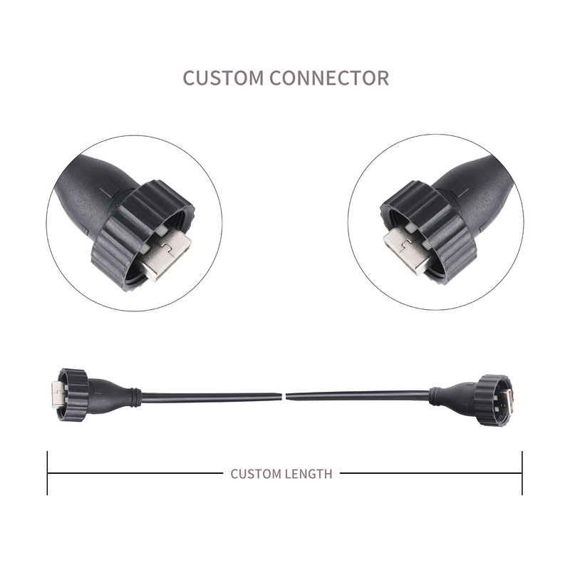 USB2.0 A Tipi Erkek Tip A - USB2.0 Erkek Tip A Konnektör Kablosu Endüstriyel
