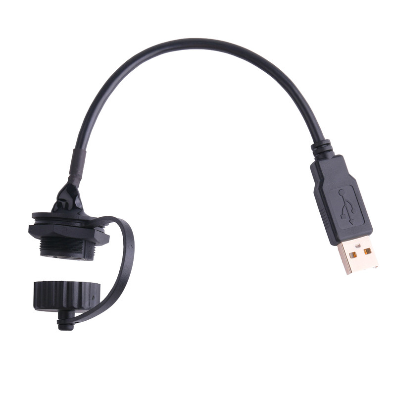 USB 2.0 A Dişi konektör, Kalkanlı ve USB 2.0 A USB kablolarına kapaklı ölçüye göre yapılır