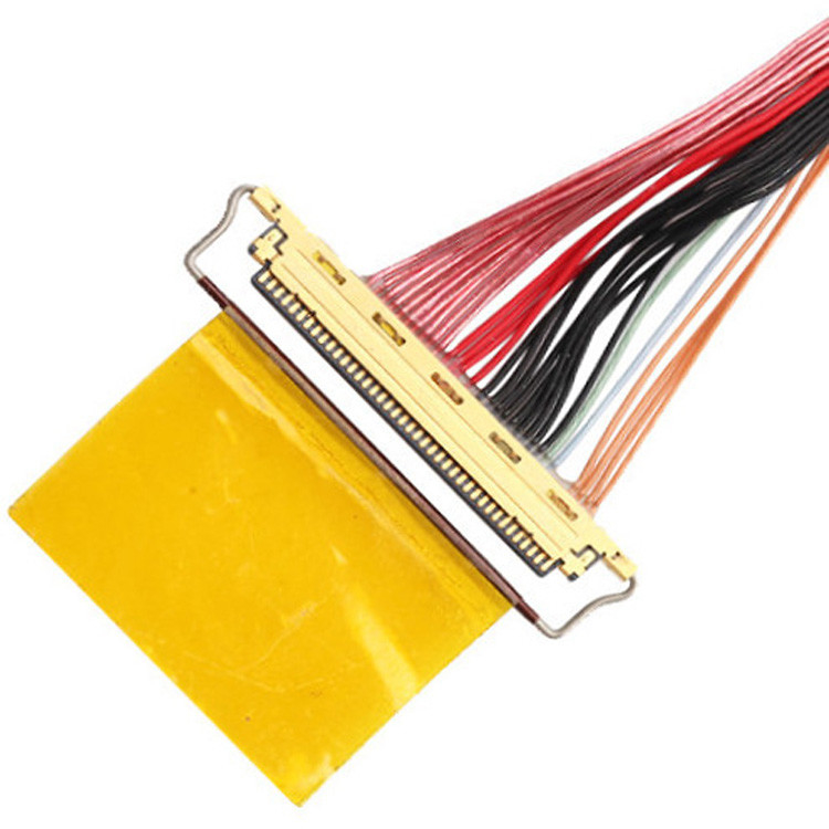 Fabrika 36AWG Lvds Kablo Montajı I Pex 20453-240t-01 20453-240t-01 40P 0.4mm Pitch