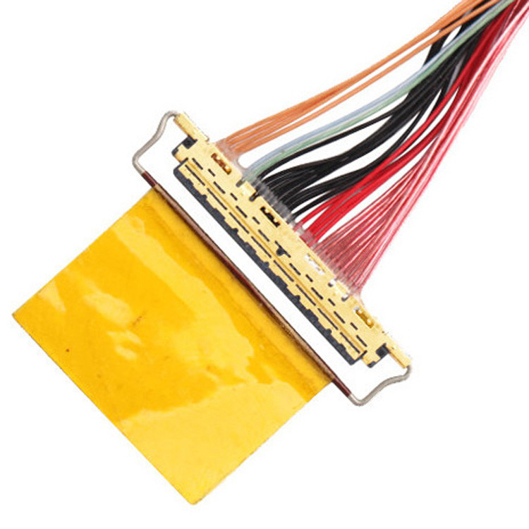 Fabrika 36AWG Lvds Kablo Montajı I Pex 20453-240t-01 20453-240t-01 40P 0.4mm Pitch
