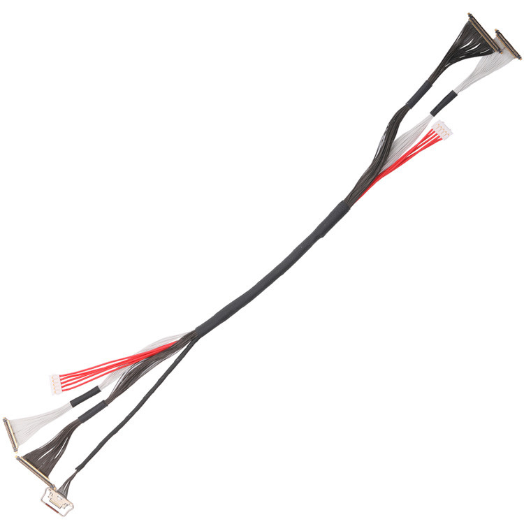 I-PEX 20531-034T-01 Bir 0.25mm Pitch ile Özel Kablo 20633-210T-02S Aynı 0.25mm Pitch ile