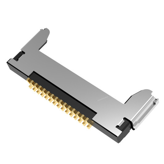 Mikro Koaksiyel Kablo Montajı 20345-015T-32R 15 Pinli, 0.4 mm Çaplı ve Yatay Çiftleşme Tipi Mikrokoksal