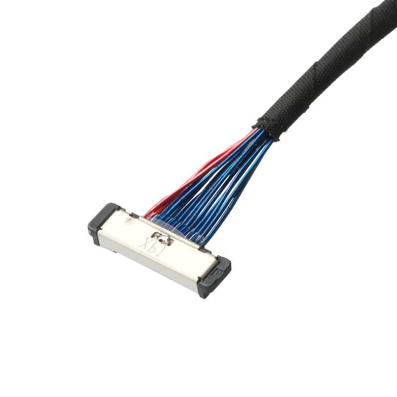 Kablo SS Mikro Koaksiyel Kablo 20380 Bağlantı I-PEX 20380-R14T-06 0.4mm Pitch 14P bağlantısı