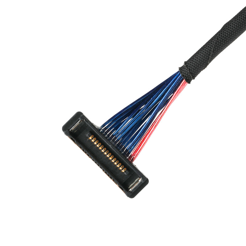 Kablo SS Mikro Koaksiyel Kablo 20380 Bağlantı I-PEX 20380-R14T-06 0.4mm Pitch 14P bağlantısı