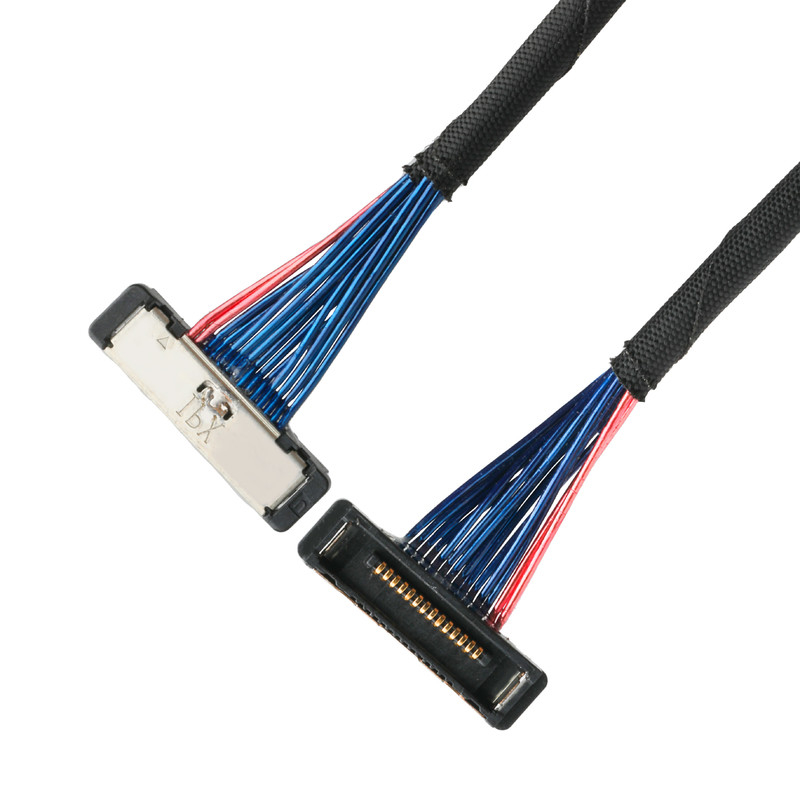 Kablo SS Mikro Koaksiyel Kablo 20380 Bağlantı I-PEX 20380-R14T-06 0.4mm Pitch 14P bağlantısı