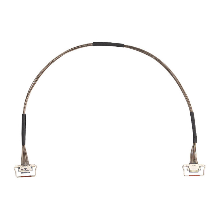 Fabrika 10 Pin Mikro Koaksiyel Kablo 0.4mm Pitch 20633-310T-01S Termal Kamera için Lvds