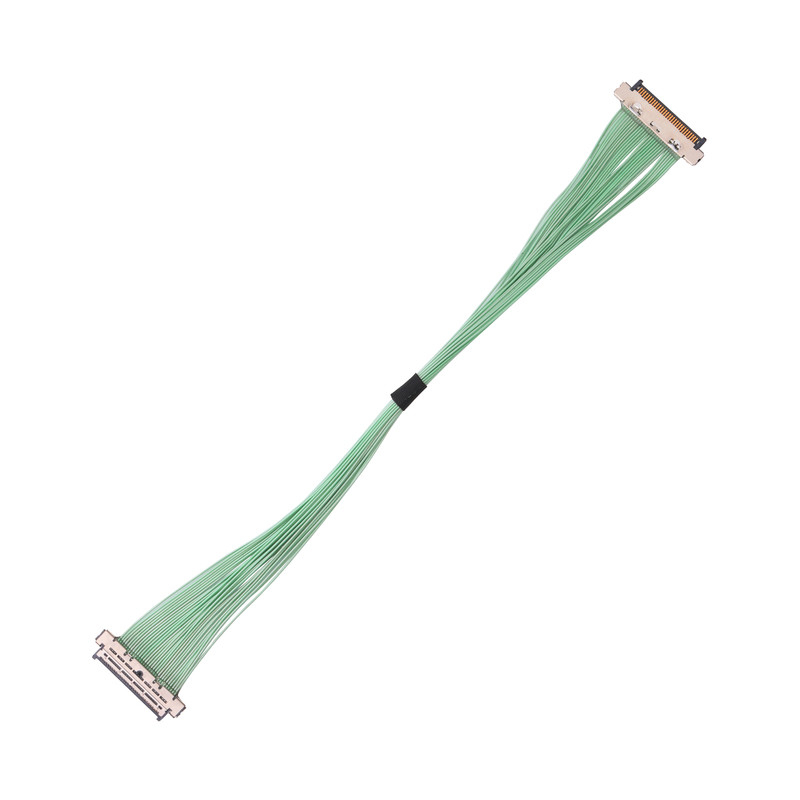 KEL 0.4mm Pitch Mikro Koaksiyel Kablo USL20-30SS-010-C 30 Pin 40 Pin İnce Fiş Tasarımı