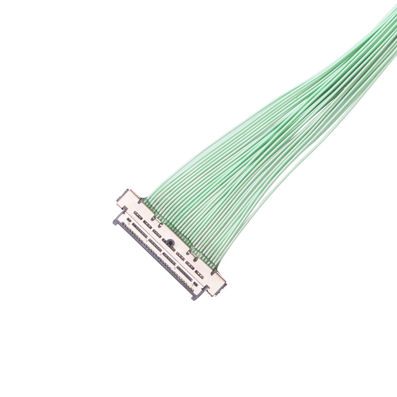 KEL 0.4mm Pitch Mikro Koaksiyel Kablo USL20-30SS-010-C 30 Pin 40 Pin İnce Fiş Tasarımı