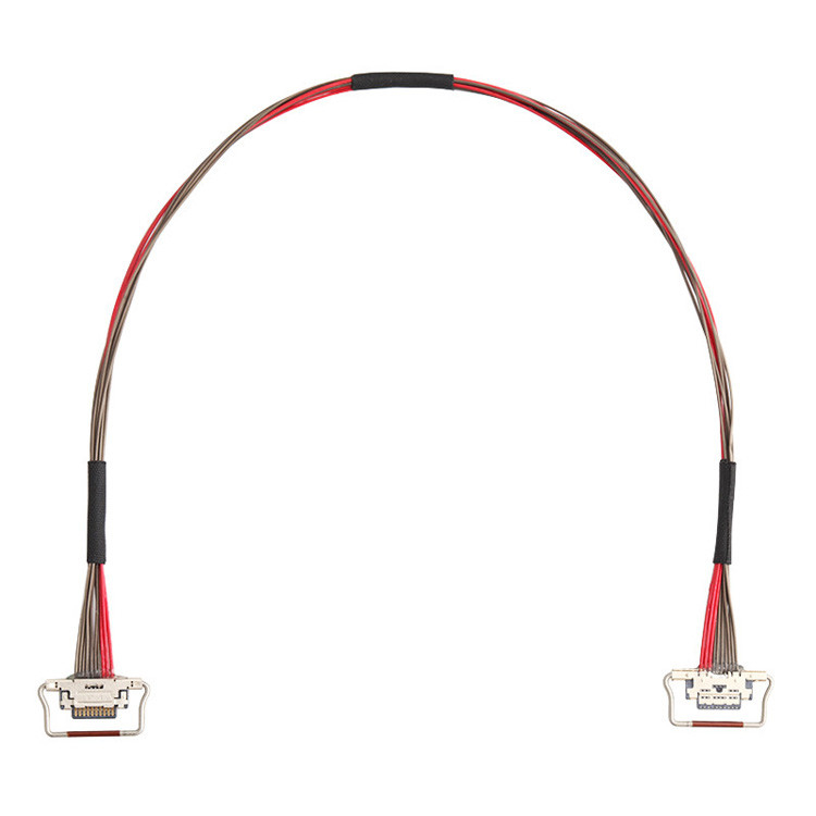 Bir 10 Pin LVDS Mikro Koaksiyel Kablo, Uzunluğu 150mm, I-PEX Bağlantısı 0.4mm Pitch, 20633-310T-01S olarak tanımlanmıştır