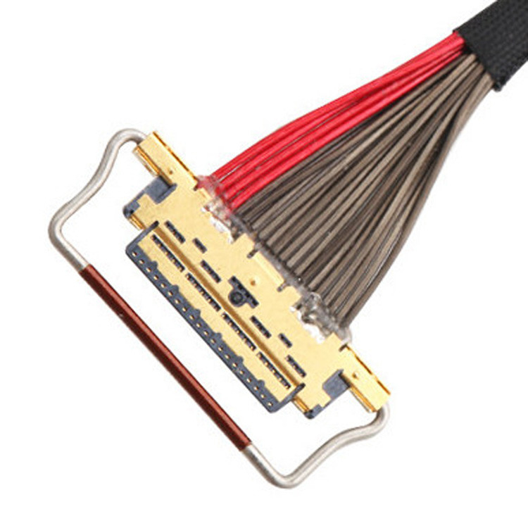 Fabrika UL EDP LVDS Koaksiyel Kablo I PEX 0.4mm Pitch 20633-220T-01S 20 Pin