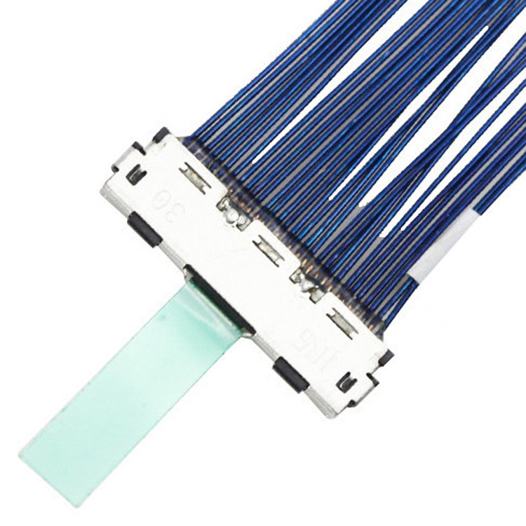 30-Pin LVDS Mikro Koaksiyel Kablo 0.5mm Pitch,  Bağlayıcısı, DF80D-30P-0.5SD olarak belirlenmiştir