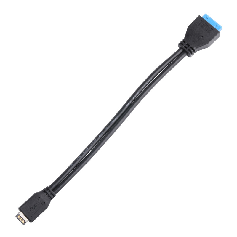 Bilgisayar Ana tahtası Güç Kablosu USB 3.1 Tip-E Erkeğe IDC20P Erkeğe Adaptör Kablosu 20 Pin Uzantı Kablosu