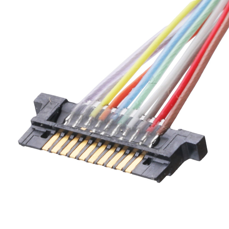 Lcd Monitör DW-5 20598-010T-02 0.5mm Pitch 10 Pin için Lvds Koaksiyel Kablo Konektörü