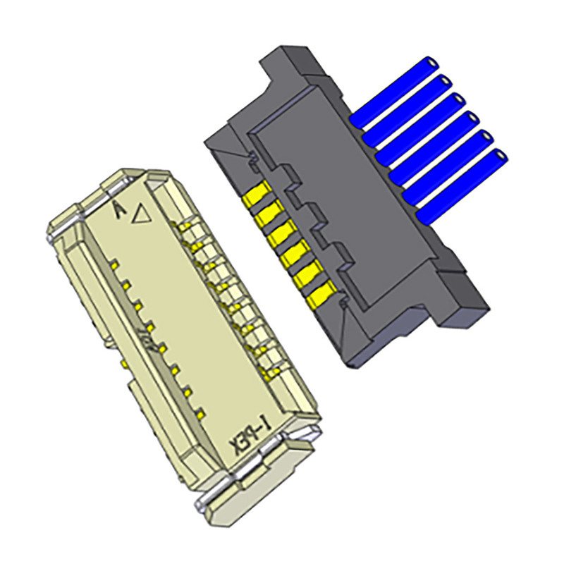 Lcd Monitör DW-5 20598-010T-02 0.5mm Pitch 10 Pin için Lvds Koaksiyel Kablo Konektörü