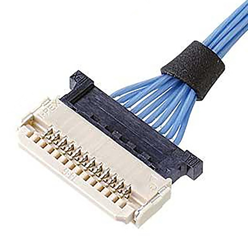 Yatay Ipex Mikro Koaksiyel Kablo 0.5mm Pitch DW-5 20598-008T-02 Priz Fiş 8 Pin