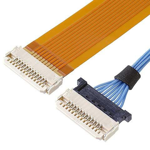 Yatay Ipex Mikro Koaksiyel Kablo 0.5mm Pitch DW-5 20598-008T-02 Priz Fiş 8 Pin