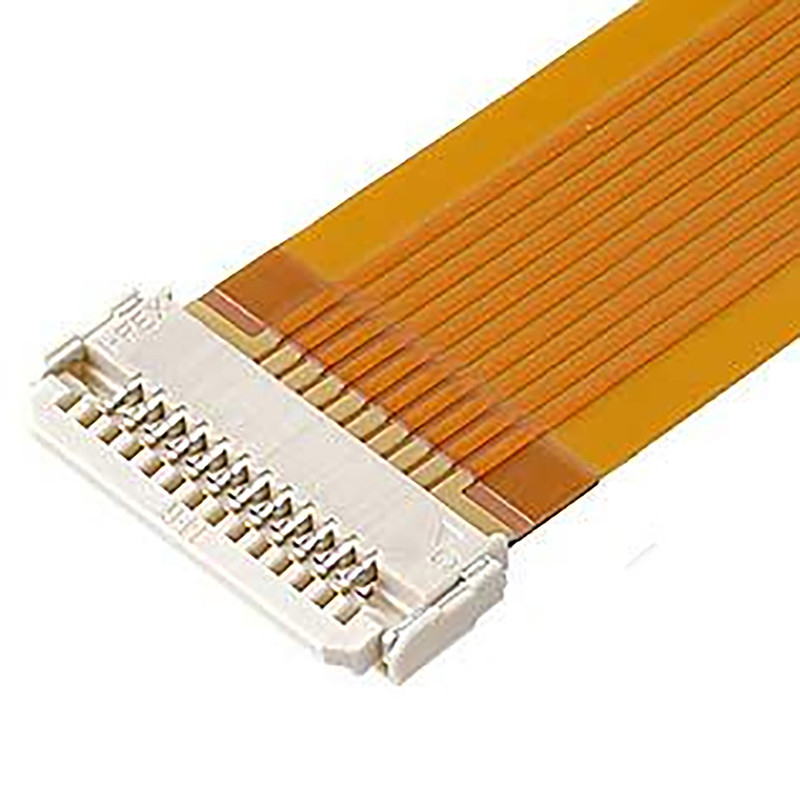 Yatay Ipex Mikro Koaksiyel Kablo 0.5mm Pitch DW-5 20598-008T-02 Priz Fiş 8 Pin