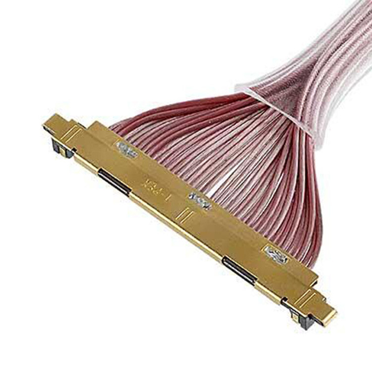 Doğrudan açılı dikey çiftleşme tipi Mikro-Koaxial Bağlantı Kablo-UX II 20531 20532 20533 040T 040E 2799-040 Pitch