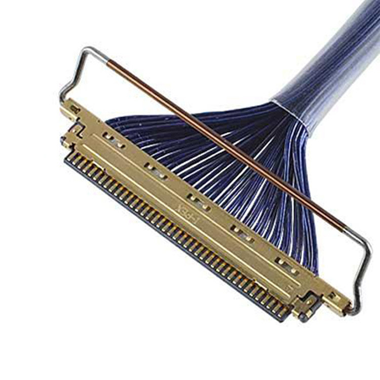 Yatay Çiftleşme Tipi Mikro Koaksiyel Kablo-VS 20453 20454 20455-240T A40E-76 2574 2576-0402 Koaksiyel Kablo 0.4 mm Pitch