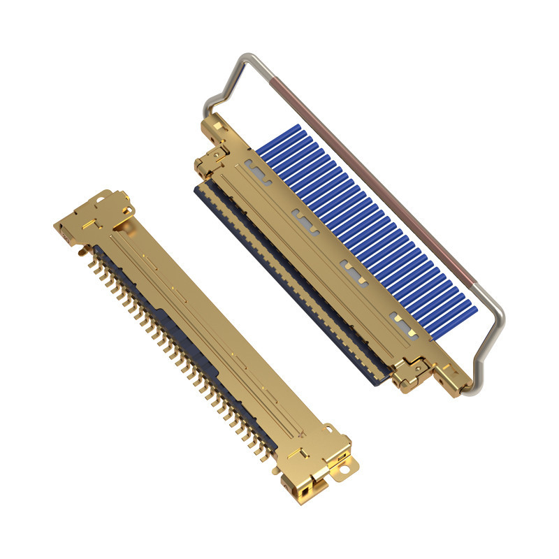 CABLINE-VS 20453-230T-03 0,5 mm pin aralığı, Yatay çiftleşme tipi mikro koaksiyel konektör
