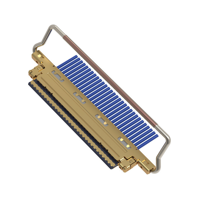 CABLINE-VS 20453-230T-03 0,5 mm pin aralığı, Yatay çiftleşme tipi mikro koaksiyel konektör