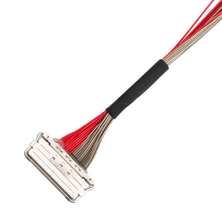 Fabrika Özel I-PEX 20679-020T-01 0.4mm Pitch 20 Pin LVDS Koaksiyel Kablo 220mm