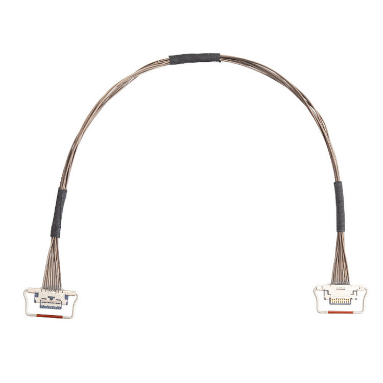 10 Pin EDP I-PEX Koaksiyel LVDS Kablosu 0.4mm Pitch 20633-310T-01S 38AWG