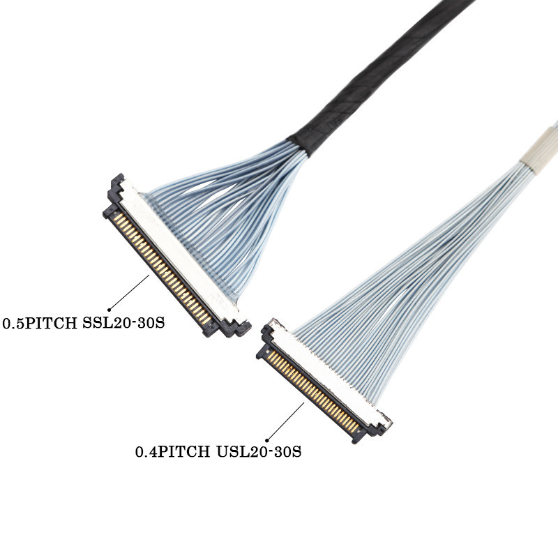 I-Pex 20453-230T-03 To Kel SSL20-30S Mikro Koaksiyel Kablo 30P Lvds Edp Kablo Montajı