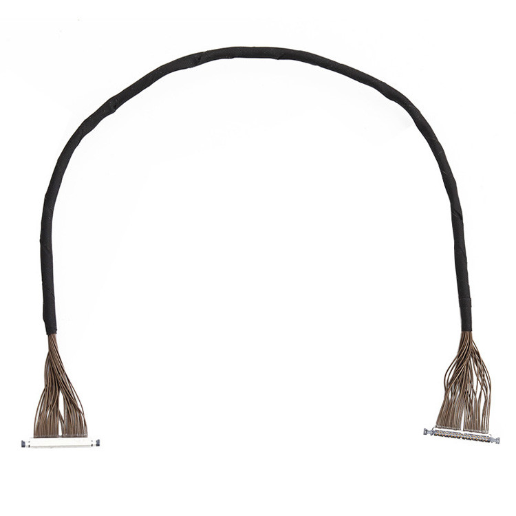 Drone için Lvds Kablosu 32P Bağlayıcı 32 Pin Mikro Koaksiyel Kablo I PEX 0.3mm Pitch 20496-032T-40