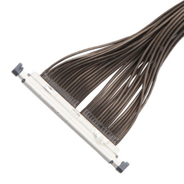 Drone için Lvds Kablosu 32P Bağlayıcı 32 Pin Mikro Koaksiyel Kablo I PEX 0.3mm Pitch 20496-032T-40