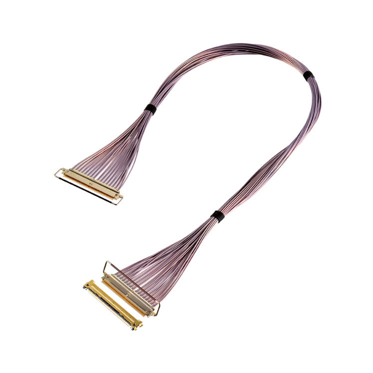 CABLINE-CAP 64 Gbps PAM4 81863-100B-01 50P 0.4mm Pitch Horizontal Mating Tipi Mikro Koaksiyel Kablo Montajı OEM/ODM