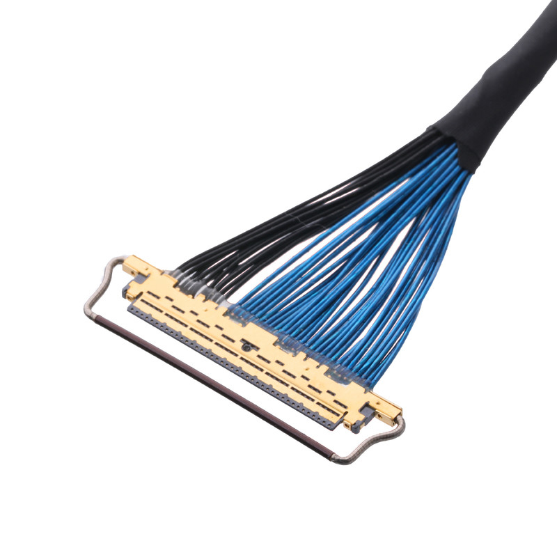 I-PEX CABLINE-CA 20633-250T-01S 50P 0.4mm pitch Yatay çiftleşme tipi Mekanik kilitli mikro-koaksiyel bağlantı