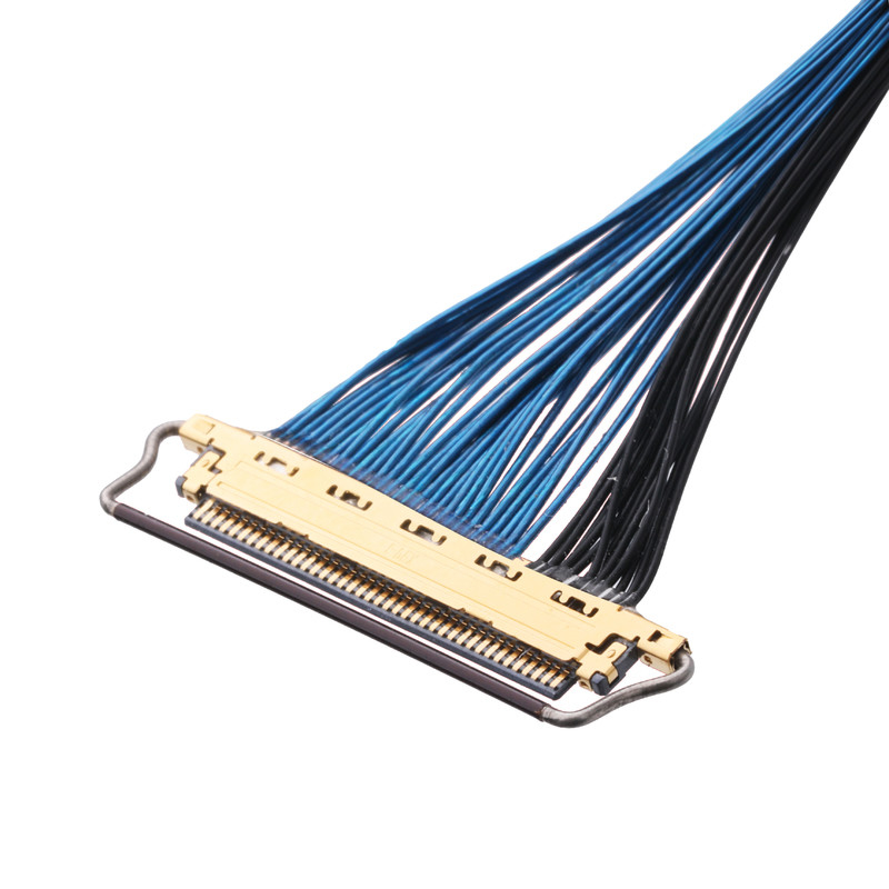 I-PEX CABLINE-CA 20633-250T-01S 50P 0.4mm pitch Yatay çiftleşme tipi Mekanik kilitli mikro-koaksiyel bağlantı