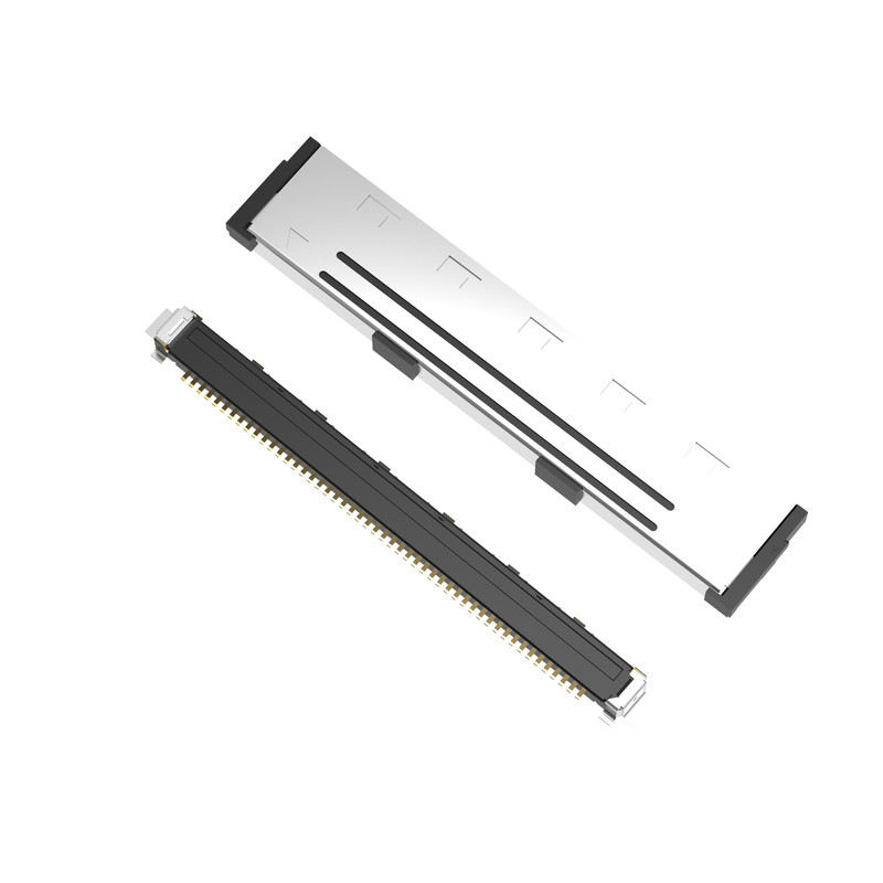FPL II 50P Lvds Mikro Koaksiyel Kablo 20437-050T-01 0.5 mm Pitch Dikey Çiftleme Tipi Mikro Koaksiyel Bağlayıcı