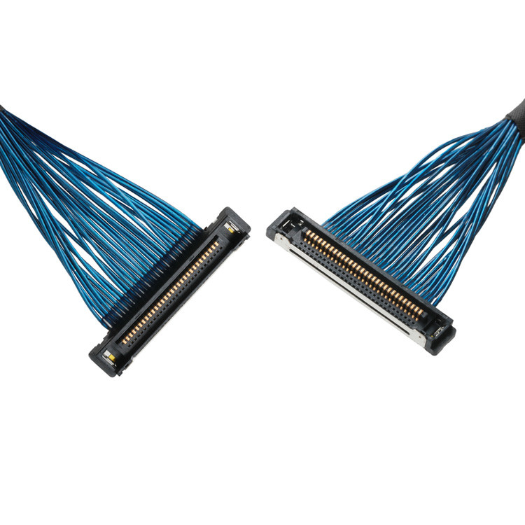 0.4mm Pitch Koaksiyel Kablo Bağlantısı ROHS IPEX Mikro Koaksiyel Kablo 20380-R30T-06 To 20345-30T-32R