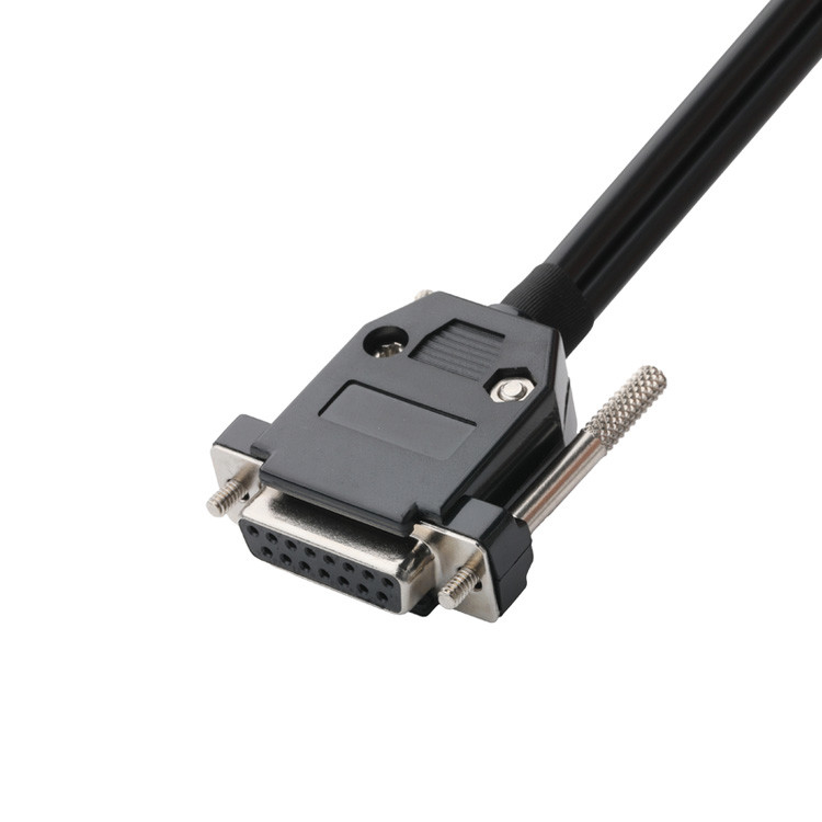 Özel Endüstriyel Kablo Bağlantıları, Pitch 3.0mm DB-15P Kadın HSG'ye 43025-0800 Ve Pitch 5.8mm 691352710003