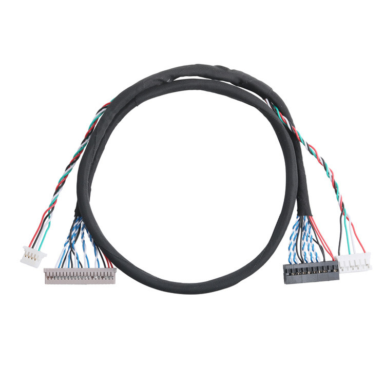 LVDS Kablo Bağlantıları DF14-20P-1.25H'den PH2.0-6P Bağlantısına Ve DH2.0-T Terminaline Sinyal Verisi Aktarımı