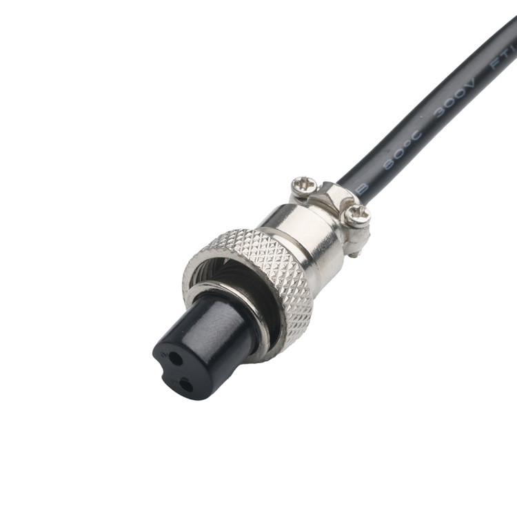 Özel Kablo Montaj Bağlantıları OEM/ODM CLEAR PVC 30P D-SUB FEMALE To GX12 M12-2P Bağlantısı için