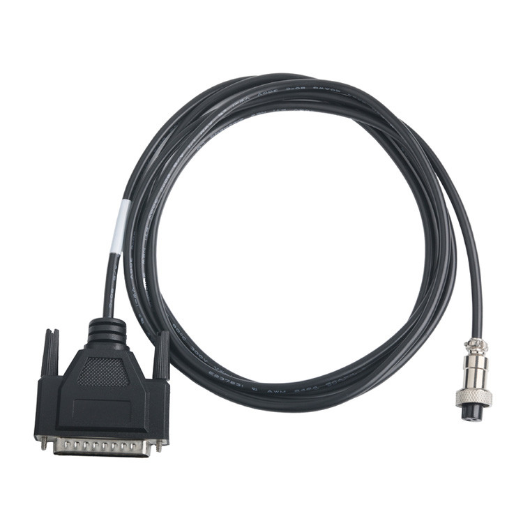 Özel Kablo Montaj Bağlantıları OEM/ODM CLEAR PVC 30P D-SUB FEMALE To GX12 M12-2P Bağlantısı için