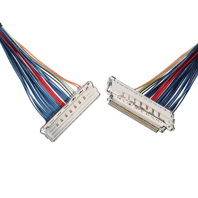 JAE FI-RE51-HL ve JST EHR-7 IPEX 20679-040T-01 LVDS EDP Kablosu Mikro Koaksiyel Kablo