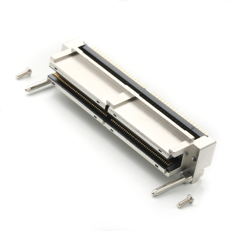 I-PEX MINIDOCK TM SLIM 30056-160T Güçlü yüksek pin sayılı doklama I / O konektörü mesafesi 0.635mm