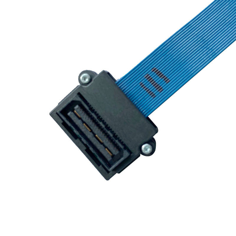 Özel 0,50 mm QSH 030 01 F D Samtec Yüksek Hızlı Kablo lvds ekran konnektörü