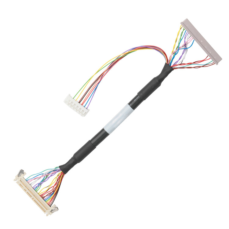 LCD ana kart kablosu JAE FI-X30HL 30P DF14-30P ve JST ERH-7P Kombine kablo konektörleri OEM/ODM