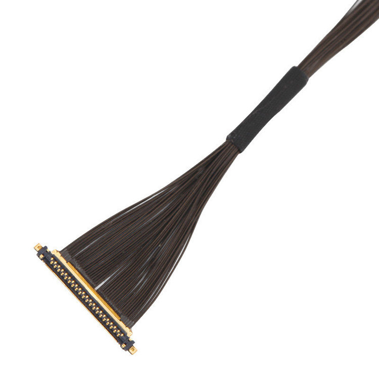 IPEX CABLINE®-UX II 40P UL11130 46AWG Mikro Koaksiyel Kablo Montajı I-PEX 20531-040t-02 IDC Forming OEM/ODM