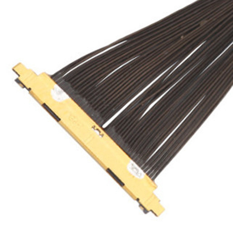 IPEX CABLINE®-UX II 40P UL11130 46AWG Mikro Koaksiyel Kablo Montajı I-PEX 20531-040t-02 IDC Forming OEM/ODM
