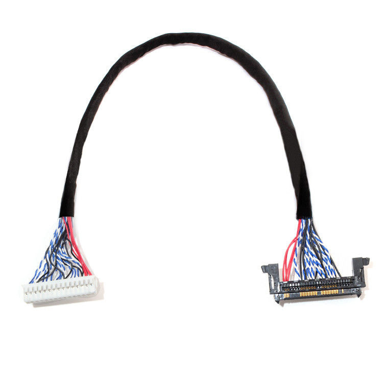 LCD LVDS Kablo Montajı 1.0mm Pitch JAE Fix-30ssl-Hf To  DF13 EDP 26AWG